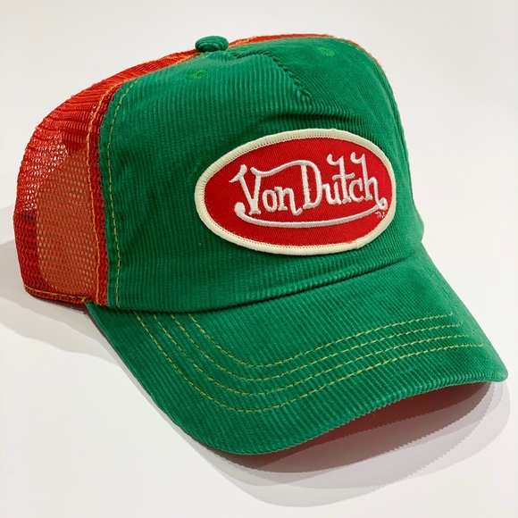 Von Dutch Green And Red Hat 